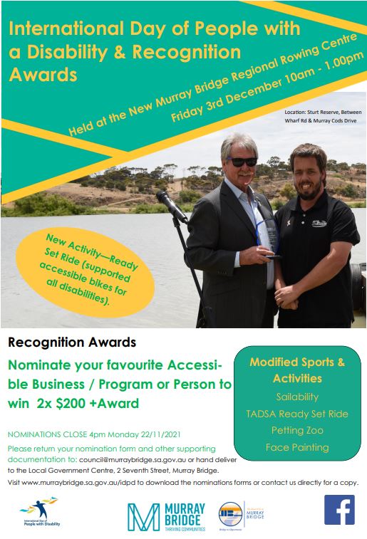 International Day of People with a Disability & Recognition Awards ...