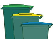 Three bins