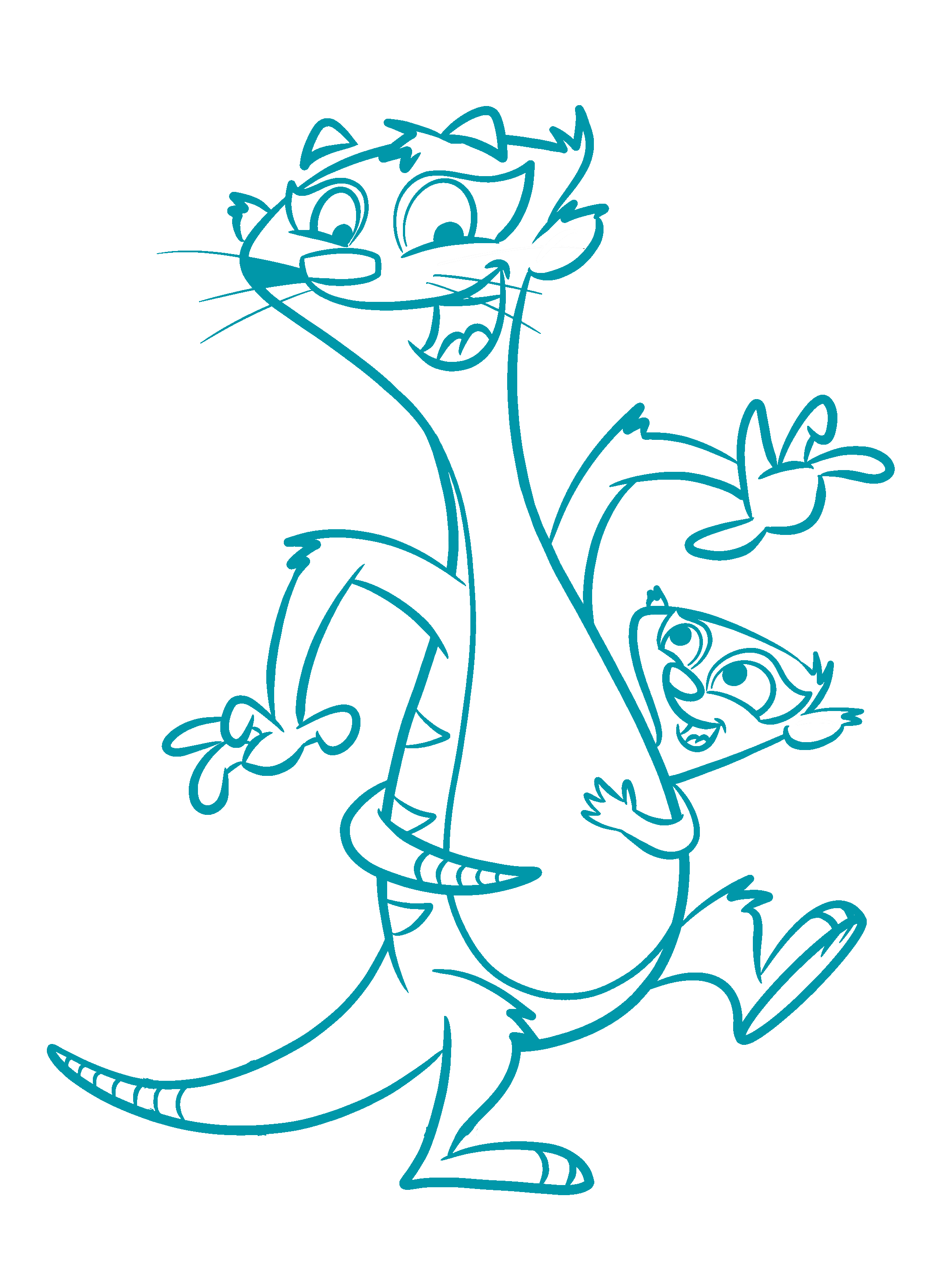 Cartoon Meerkat