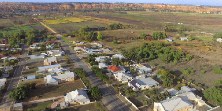 Mypolonga Township from Drone