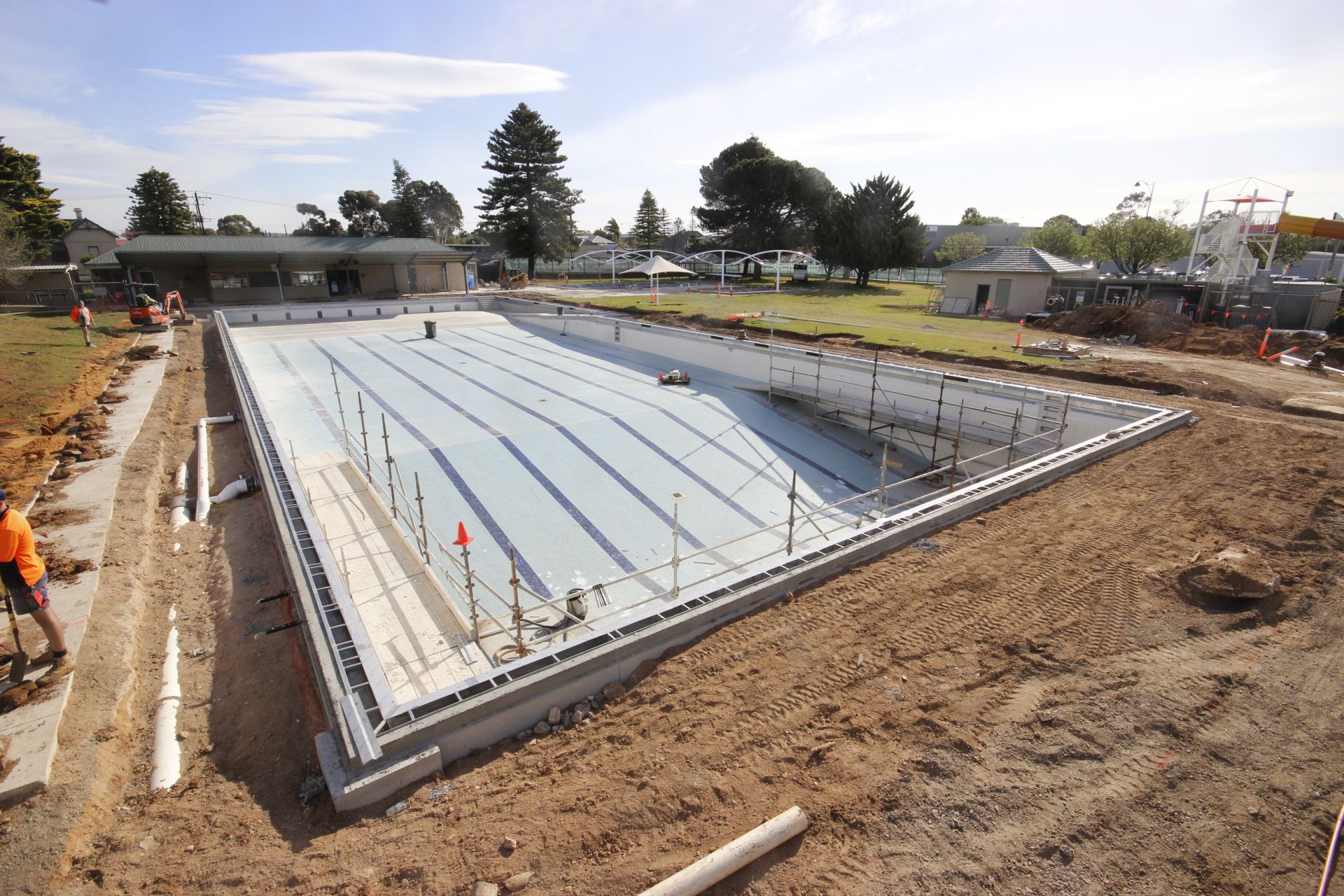 MB Swimming Centre Upgrade Timelapse 7 September 2020