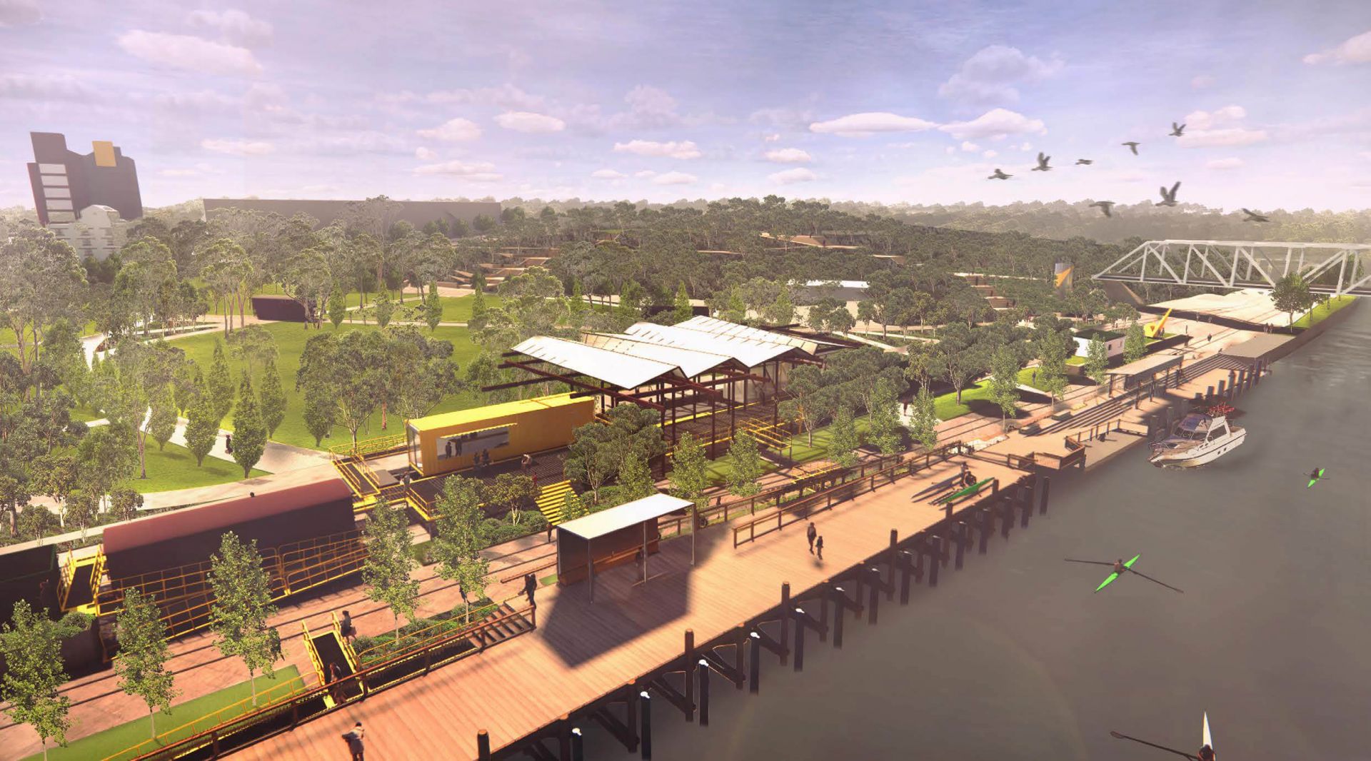 Long Term Vision Wharf Artist Impression