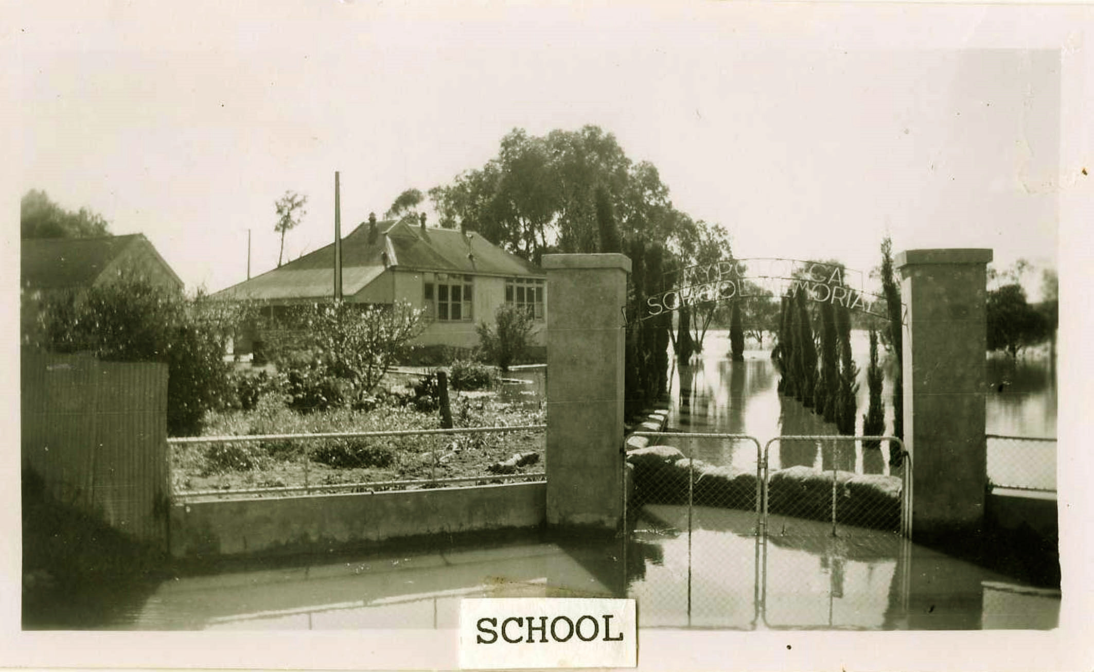 Mypolonga's School during flood