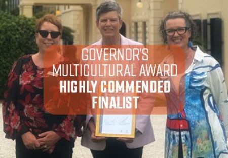 Latest News Tile Governor's Multicultural Award HIghly Commended Finalist March 2024