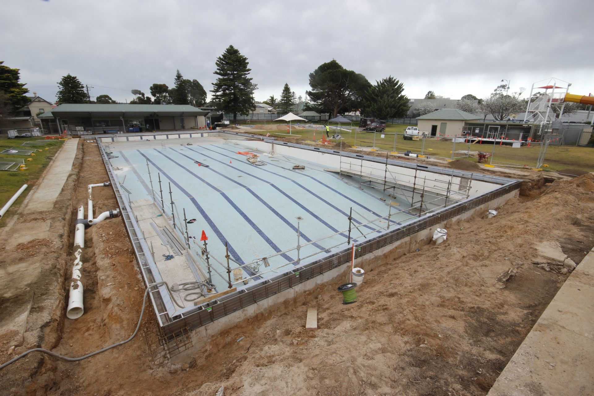 MB Swimming Centre Upgrade Timelapse 17 August 2020
