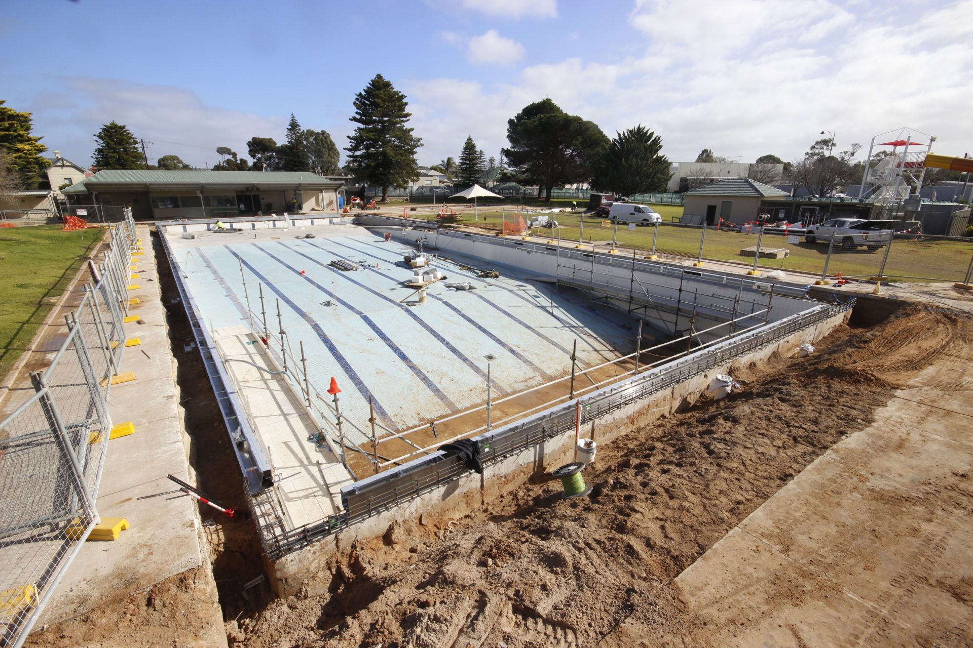 MB Swimming Centre Upgrade Timelapse 27 July 2020