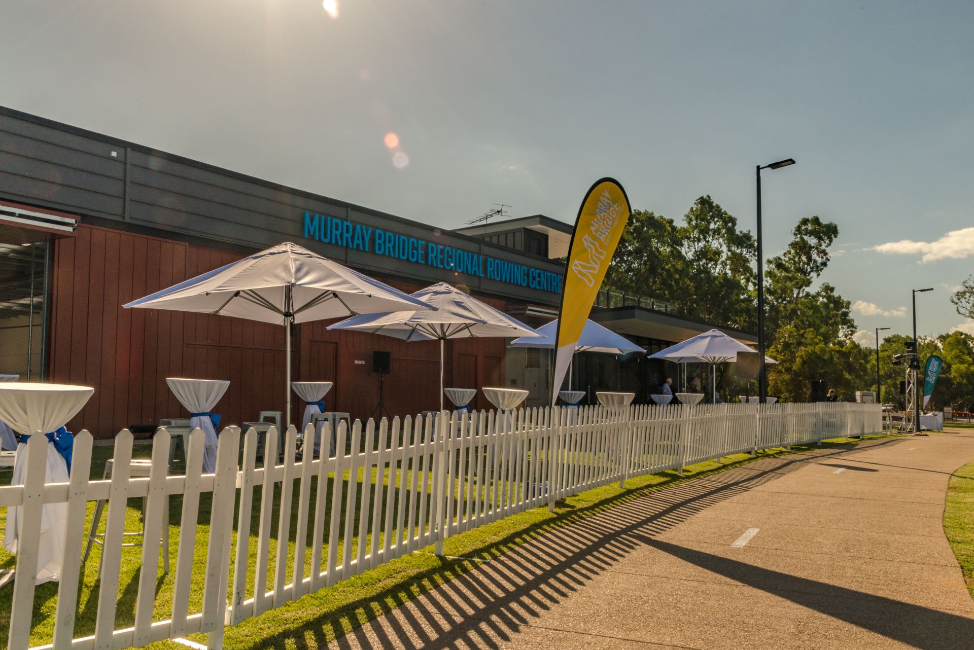 Murray Bridge Regional Rowing Centre outdoor seating