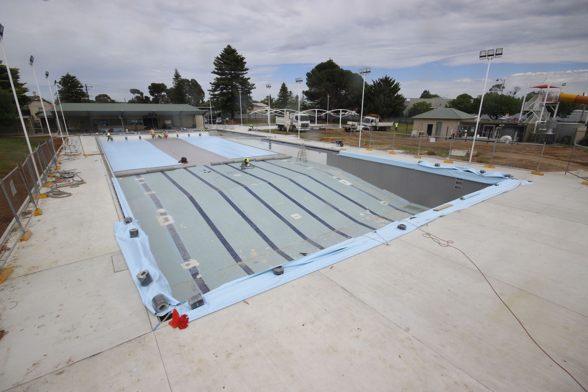 MB Swimming Centre Upgrade Timelapse 12 October 2020