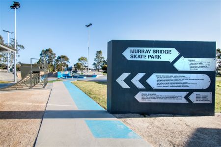 Skate Park Information Sign