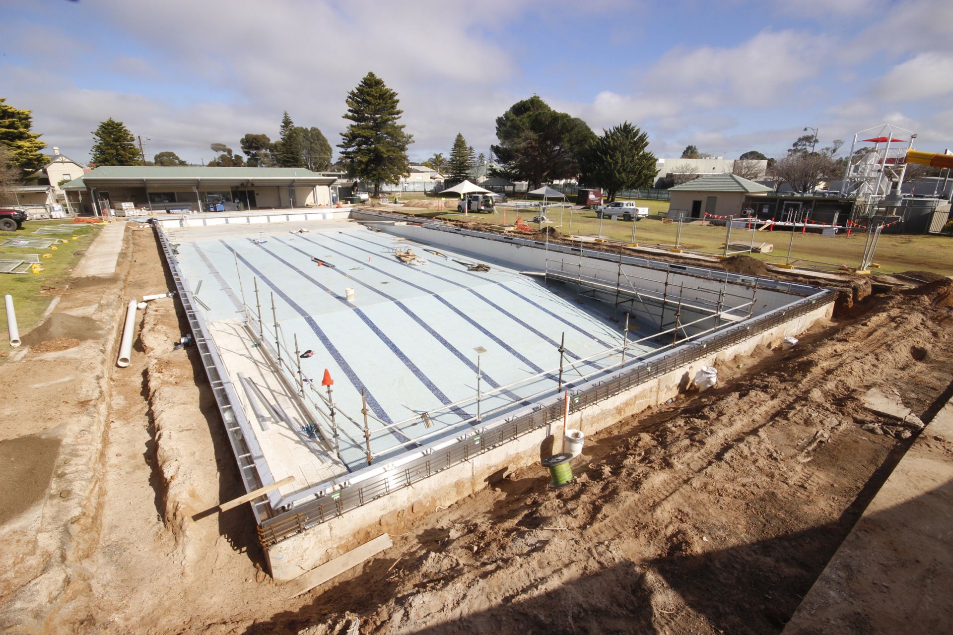 MB Swimming Centre Upgrade Timelapse 10 August 2020