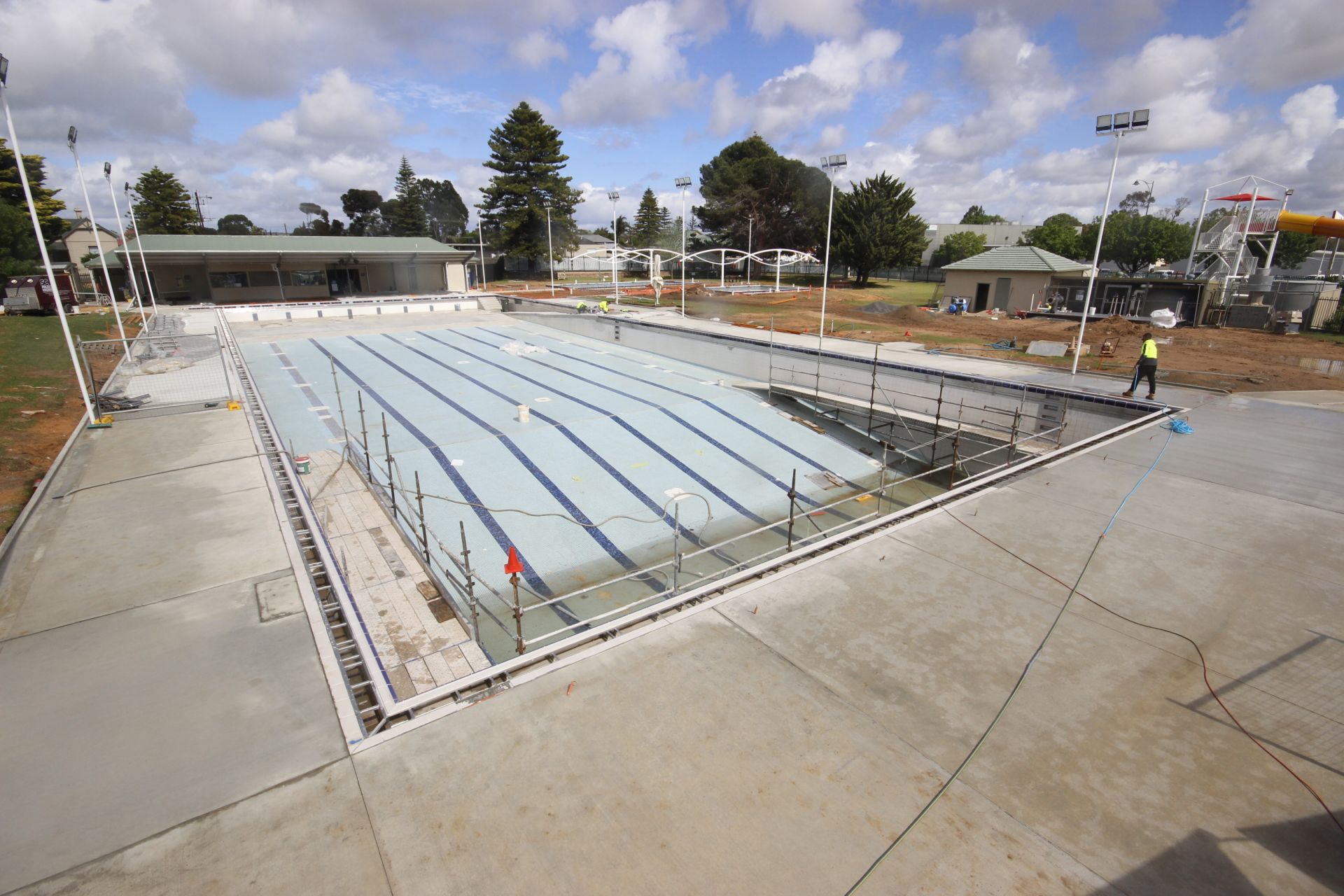 MB Swimming Centre Upgrade Timelapse 5 October 2020