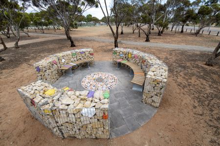 Torus, Christine Cholewa and Students of Murray Bridge High School, 2020 LOCATION: Rotary Jubilee Park